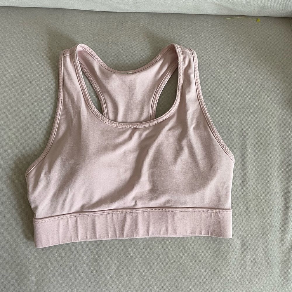 Fabletics Padded Sports Bra Light Pink - Picture 3 of 3